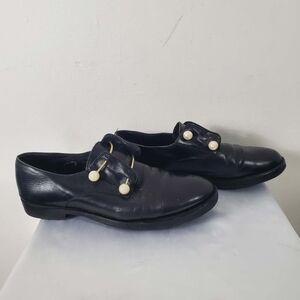 Jonak Paris Black Leather Oxford